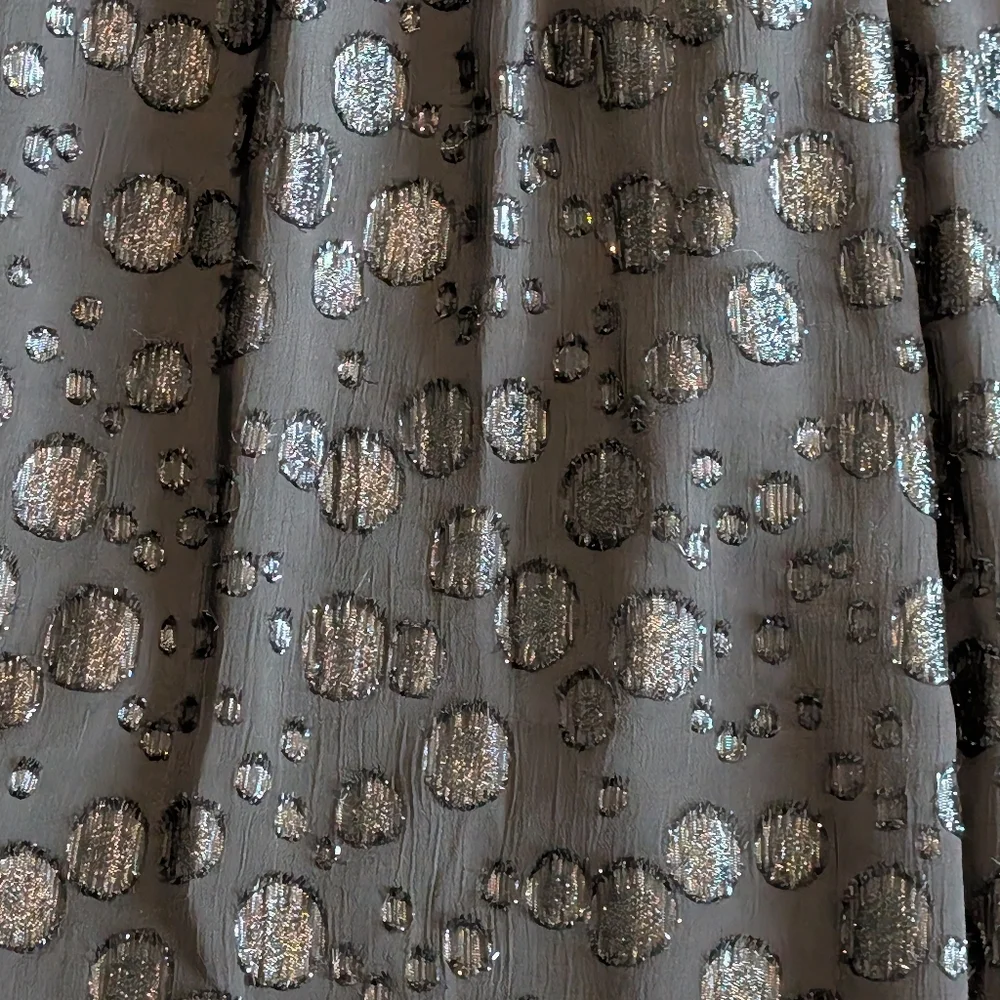 J.Crew Metallic Dot Jacquard Dress | Size 6 | Holiday Party Long Sleeve - Picture 15 of 16